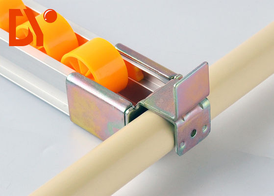 Assemble Line Roller Track Hardware Colorful Metal Roller Track Connector