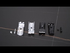 औद्योगिक इलेक्ट्रोफोरेसिस ब्लैक लीन ट्यूब कनेक्टर OEM