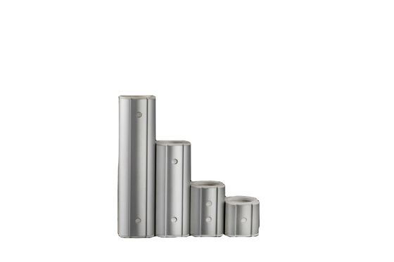 DYE28-L37D China Aluminum Lean Pipe Sliding Fitting Fasteners OD28 Tube Joint Steel Pipe Sleeve