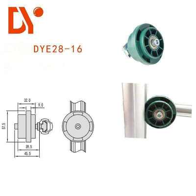 28mm Aluminum Industrial Guide Wheel for OD 28mm Lean Pipe Convex Wheel