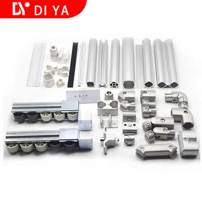 DY43-01A Third Generation 43mm OD Aluminum Lean Pipe for Cutting & Welding in Workshops & Factories
