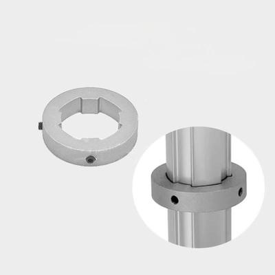DYE19-03 एल्यूमिनियम ट्यूब फिटिंग लीन पाइप स्लाइडर क्षैतिज रूप से स्थित रिंग स्लाइडर फिक्स्ड पोजिशनर