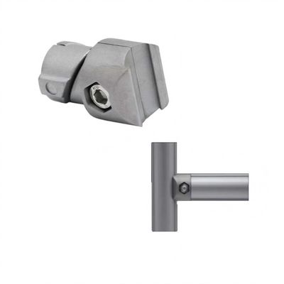 DYJ43-B01 Manufacturer Direct Internal Connection Aluminum Lean Pipe Workbench Aluminum Pipe Joint