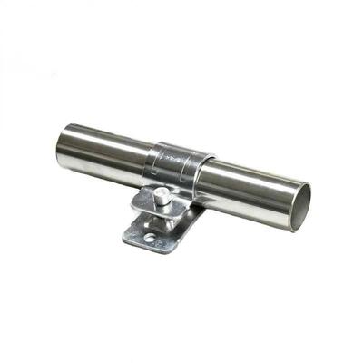 HJ-13 मॉड्यूलर संरचना के लिए क्लैंप जॉइंट लेपित पाइप फिटिंग मेटल कनेक्टर 28 मिमी लीन पाइप रैक सिस्टम के लिए