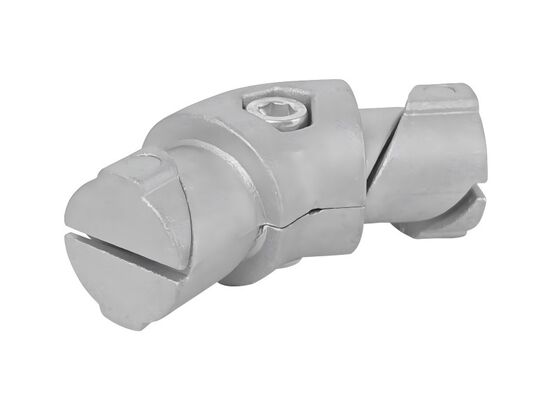 135 Degree Aluminum Pipe Connector with Female and Male Connection for Industrial Lean Pipe Joint Fastener